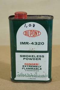 lot 145 image: Partial Can Du Pont IMR-4320 Smokeless Gun Powder