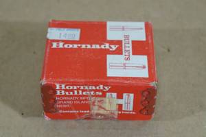 lot 148 image: 100 Hornady 22 Cal .224 50 Gr Vmax Bullets