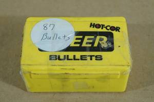 lot 172 image: 87 Speer Hot-Cor 30 Cal .308 165 Gr Spitzer Bullets