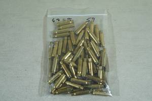 lot 183 image: 59 Empty 6.8 Rem SPC Casings