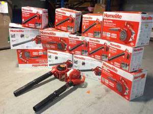 lot 5 image: Lot of Homelite Gas Blower Various Models and Conditions See Pictures