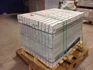lot 7 image: Pallet of 36 CASES Biscayne Washed Oak 8 mm Thick x 7-23 in. Wide x 50-58 in. Length Laminate Flooring (21.48 sq. ft.  case) Customer Returns See Pictures