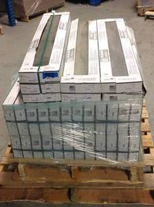 lot 11 image: Lot of 31 Boxes of CORSO ITALIA Selva Ash  Porcelain Floor and Wall Tile Customer Returns See Pictures