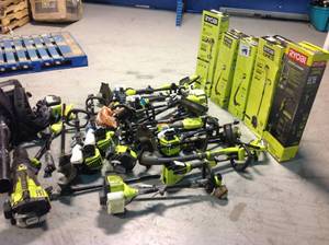 lot 25 image: Lot of RYOBI of Cordless Pole Saw Customer Returns See Pictures