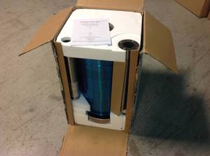 lot 37 image: Hampton Bay 48000 BTU Stainless Steel Patio Heater Customer Returns See Pictures