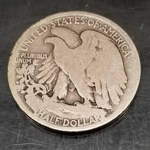 1917-D OBV MINTMARK WALKING LIBERTY HALF DOLLAR