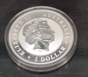 2014 AUSTRALIA KOOKABURRA 1 TROY OZ .999 FINE SILVER IN AIRTITE