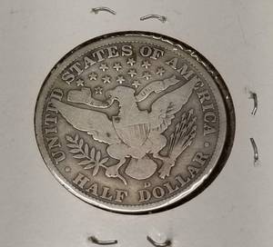 1915-D BARBER HALF DOLLAR