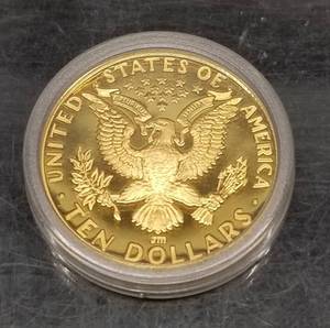 1984 US OLYMPIC GOLD EAGLE .484 TROY OZ GOLD
