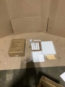 lot 5 image: (2) Unbranded 1-Drawer White Nightstands With Open Shelf and Solid Wood Legs, Side Table Bedside Table 18.4 H x 15.5 W x 11.6 D. See Pictures