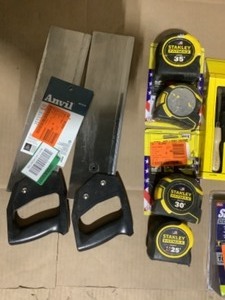 lot 28 image: Anvil, Milwaukee, Stanley & More Branded Hand Tools & Miscellaneous Shop Equipment. Various Conditions. See Pictures