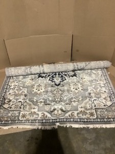lot 44 image: Home Dynamix Bazaar Dazzle Blue 5 ft. 2 in. x 7 ft. 10 in. Indoor Area Rug. See Pictures