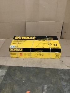 lot 52 image: DEWALT 32-12 in. x 60 in. Rolling Miter Saw Stand with 300 lbs. Capacity. See Pictures