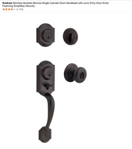 Assorted Kwikset Handlesets, PowerBolt2 Electronic Deadbolts & Single Cylinder Keyed Entry Deadbolts. See Pictures