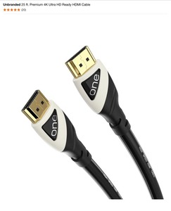 Assorted Sizes & Brands of HDMI Cables and Extension Cords. See Pictures