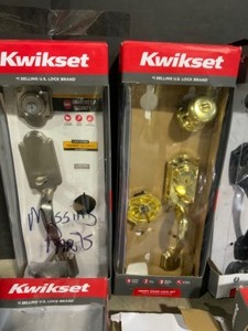 Assorted Colors & Designs of Kwikset Cylinder Handlesets. Various Conditions. See Pictures