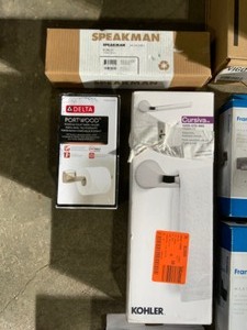 Many Different Brands Bathroom Towel Rings, Bars, Robe Hook, Toilet Paper Holders & More See Pictures