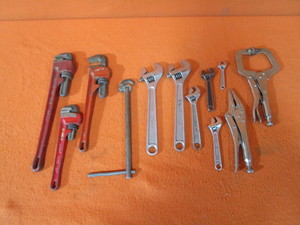 Pipe Wrenches, Crescent Wrenches, Vice Grips