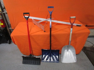 Snow Shovels & Roof Rake