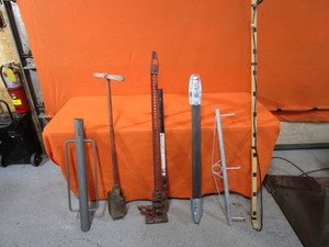 Hi-Lift Jack, Post Pounder, Deer Hanger, Post Hole Digger, Hitch, Power Strip