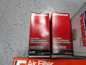 Lot of Filters & Spark Plugs