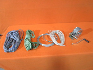 (New) Hand Winch, Cable, Rope