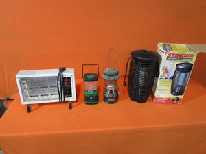 Heater, Lanterns, Bug Zapper