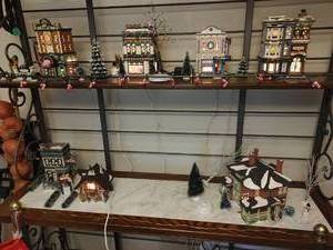 lot 8 image: Collection of Holiday Department 56 Houses