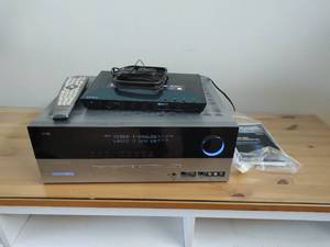 lot 18 image: HarmanKardon Receiver & Sony Blu-Ray Player