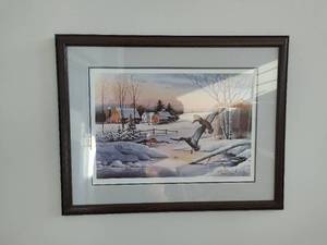 lot 25 image: Signed & Numbered Duck Print by Jenny Raedeke