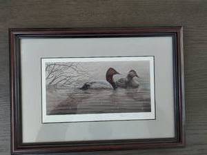 lot 35 image: Signed Duck Print