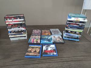 lot 53 image: Collection of DVDs and Blu-Ray Movies