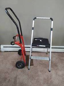 lot 54 image: Dolly and Step Stool