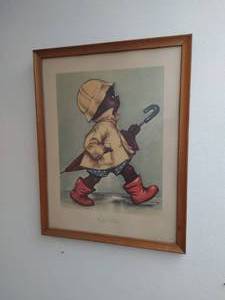 lot 60 image: Framed City Slicker Print by Charlot BYJ
