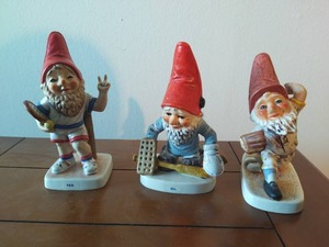 lot 105 image: Three Goebel Co-boy Gnomes