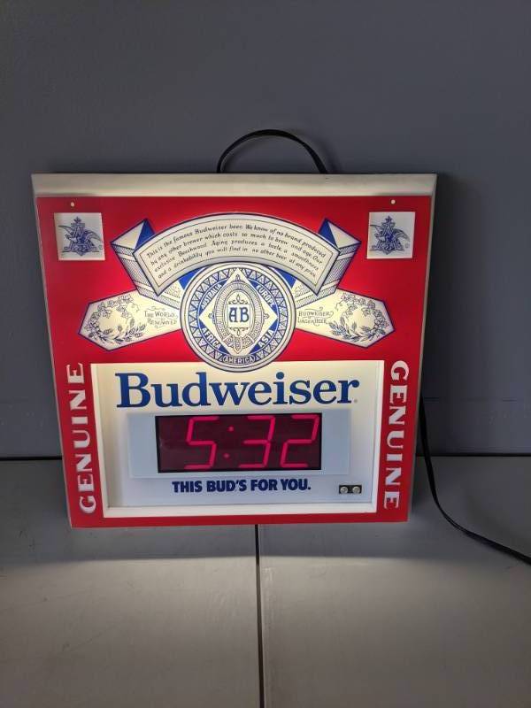 Budweiser clock factory