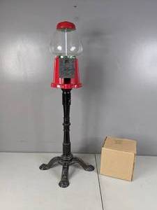 lot 20 image: Standing Gumball Machine with Extra Globe - A