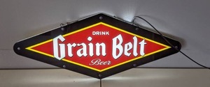 lot 16 image: Grain Belt Beer Lighted Sign - A