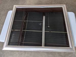 lot 136 image: Large Metallic Framed Mirror - N