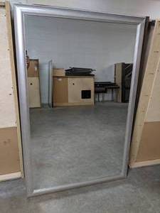 lot 139 image: Very Large, Metallic Framed Mirror - N
