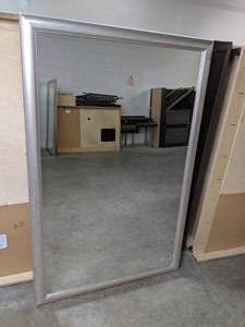 lot 140 image: Very Large, Metallic Framed Mirror - N