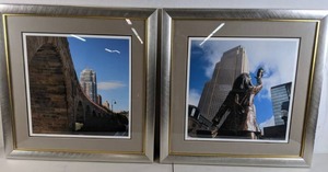 lot 131 image: Two Framed Photographs - Sweeping Arches & Marys Toss by D. Kahler - N