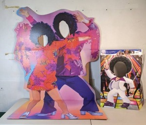 lot 231 image: Lot of Fun Disco Cardboard CutoutPhoto Props - A