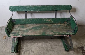 lot 161 image: Unique Antique Carriage Bench - A