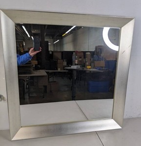 lot 149 image: Beautiful Silver Mirror - N
