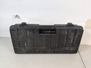 lot 263 image: Rubbermaid ActionPacker Tool Box and Contents - Wrenches, Socket Set, Reflectors, Screwdrivers, and More - B