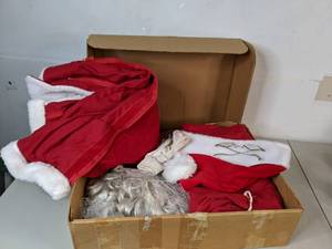 lot 253 image: Santa Claus Dress-Up Outfit - Size Adult Large - B