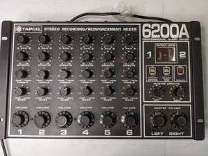 lot 344 image: TAPCO 6200A Professional Audio Mixer - B