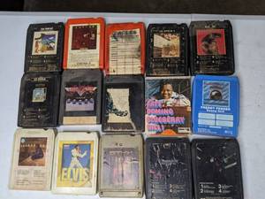 lot 353 image: Lot of (15) 8-Tracks Eagles, Led Zepplin, Aerosmith, Bad Company, Eric Clapton, & More- B