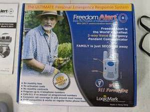 lot 333 image: Freedom Alert 2-Way Emergency Pendant Communicator-B